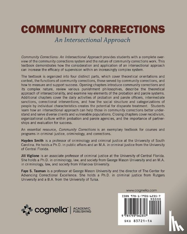 Smith, Hayden, Taxman, Faye S., Viglione, Jill - Community Corrections