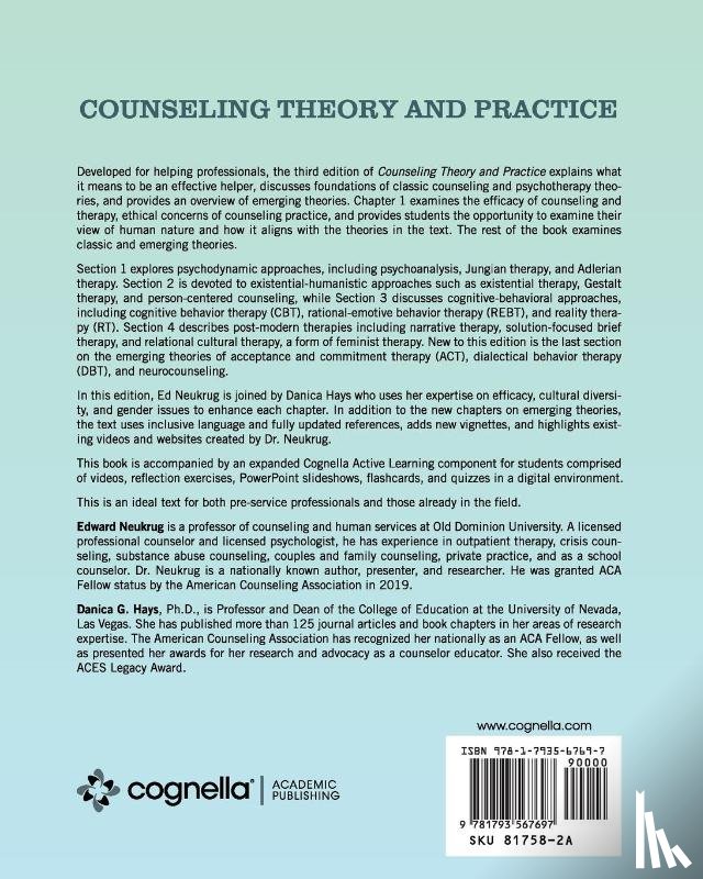 Neukrug, Edward, Hays, Danica G. - Counseling Theory and Practice