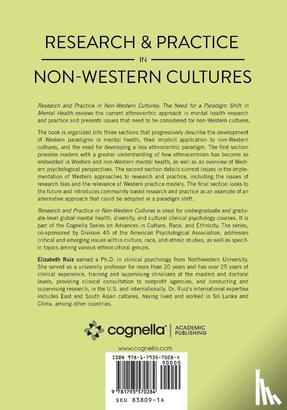 Ruiz, Elizabeth - Research and Practice in Non-Western Cultures
