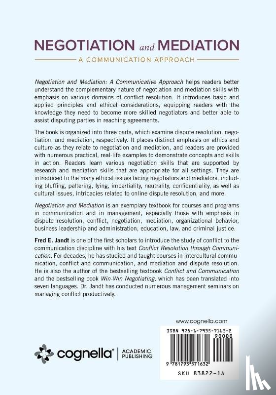 Jandt, Fred E. - Negotiation and Mediation