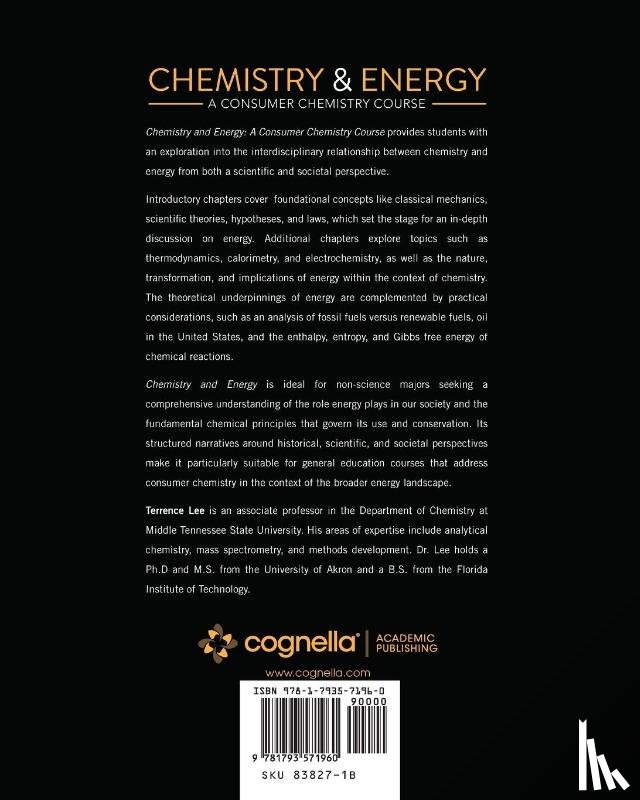 Lee, Terrence - Chemistry and Energy