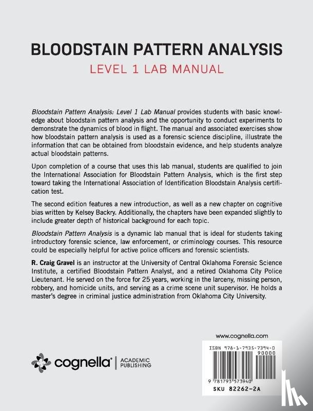 Gravel, Craig - Bloodstain Pattern Analysis