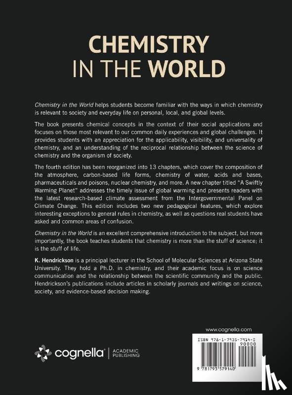 Hendrickson, Kirstin - Chemistry in the World
