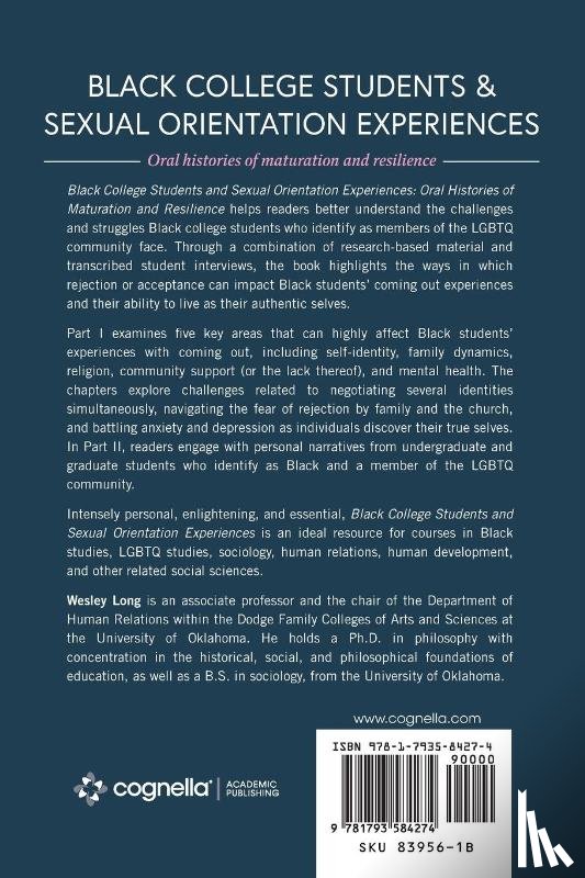 Long, Wesley - Black College Students and Sexual Orientation Experiences