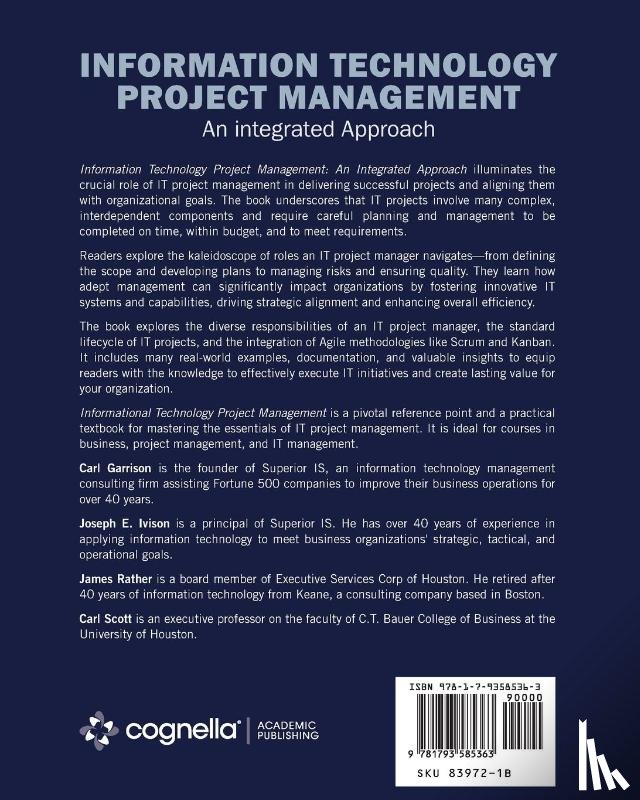 Scott, Carl, Rather, James, Garrison, Carl - Information Technology Project Management