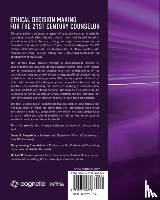 Sheperis, Donna, Henning, Anastasia, Kocet, Michael - Ethical Decision Making for the 21st Century Counselor