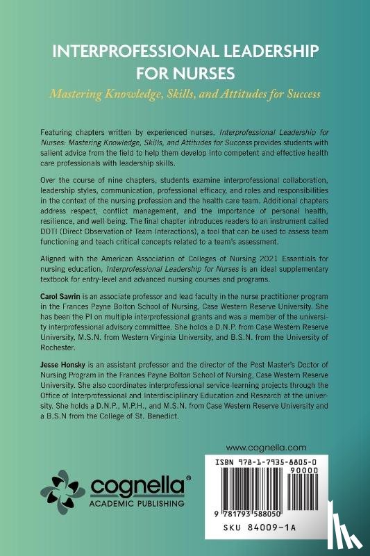  - Interprofessional Leadership for Nurses