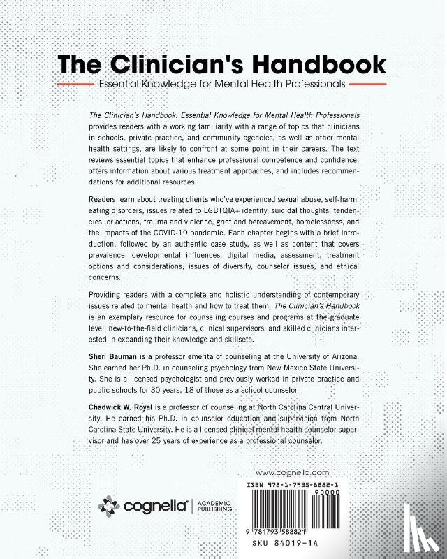 Bauman, Sheri, Royal, Chadwick W. - The Clinician's Handbook