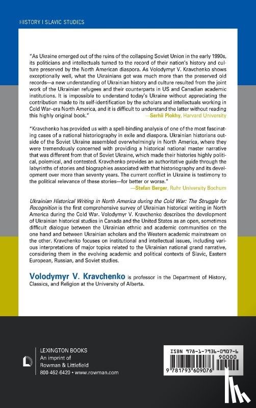 Kravchenko, Volodymyr V. - Ukrainian Historical Writing in North America during the Cold War