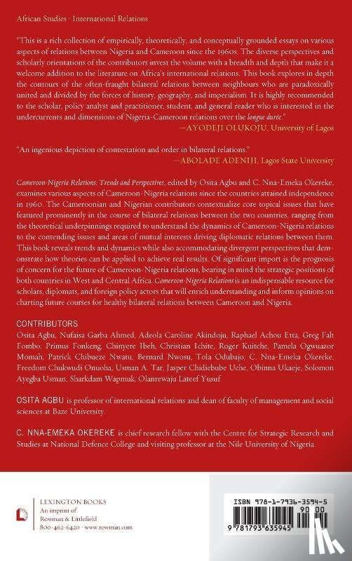  - Cameroon-Nigeria Relations