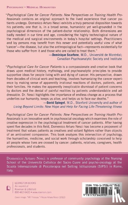 Arturo Nesci, Domenico - Psychological Care for Cancer Patients
