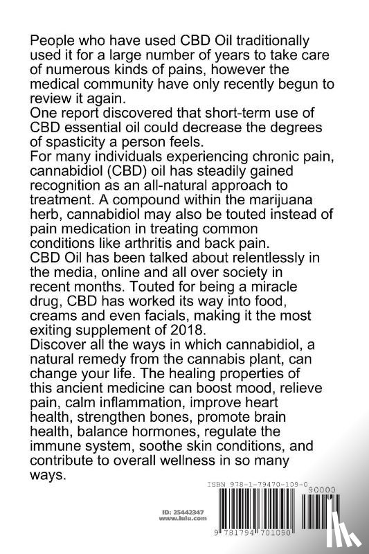 Brown, Gabriella - CBD Oil For Pain Relief