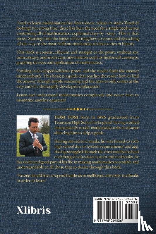 Tosi, Tom - Mathematics