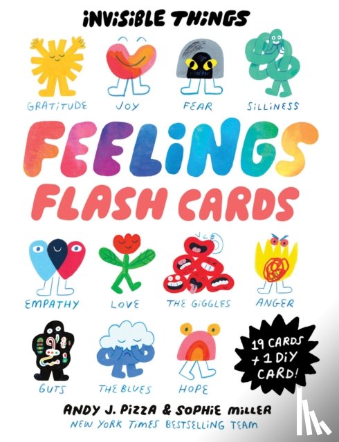 Pizza, Andy J., Miller, Sophie - Invisible Things Feelings Flash Cards