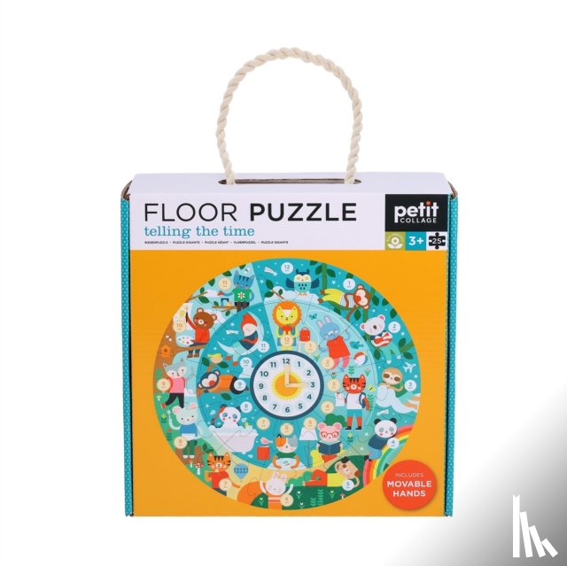 Petit Collage - Telling the Time Floor Puzzle