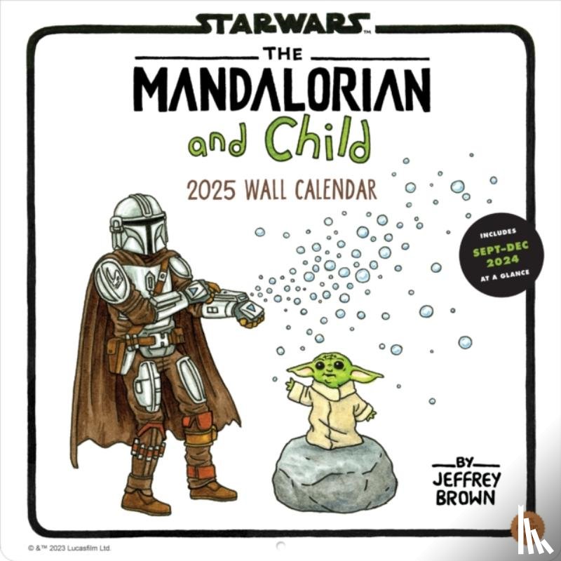 Brown, Jeffrey - Star Wars The Mandalorian and Child 2025 Wall Calendar