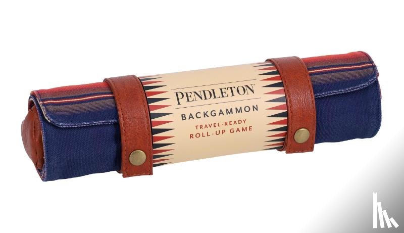 Pendleton Woolen Mills - Pendleton Serape Pattern Backgammon: Travel-Ready Roll-Up Game