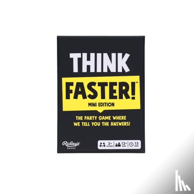 Ridley's Games - Think Faster!: The Party Game Where We Give You the Answers!