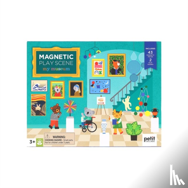 Petit Collage - My Museum Magnetic Play Scene