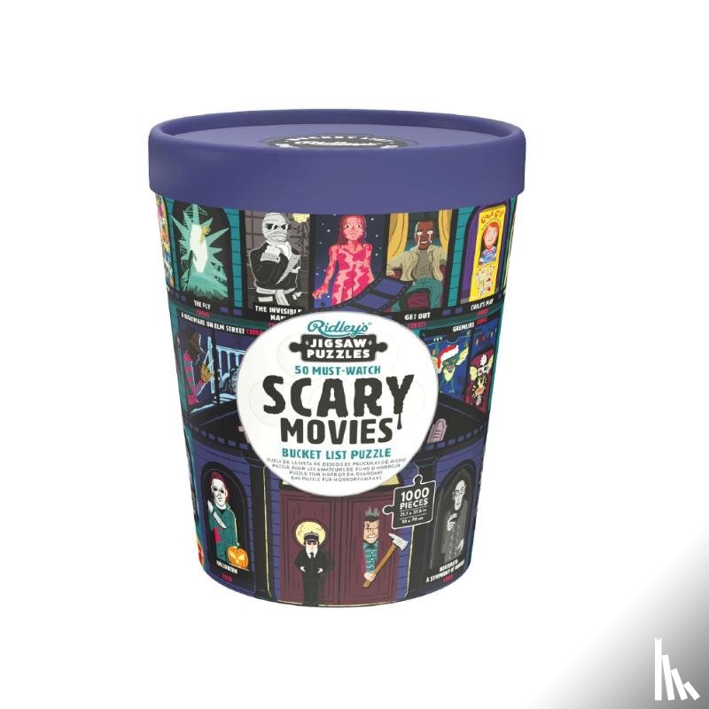 Ridley's Games - 50 Must-Watch Scary Movies Bucket List 1000-piece Puzzle