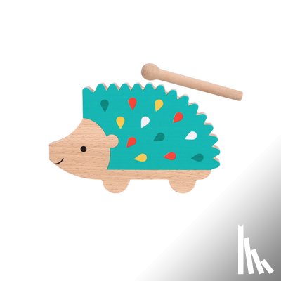 Petit Collage - Happy Hedgehog Percussion Instrument