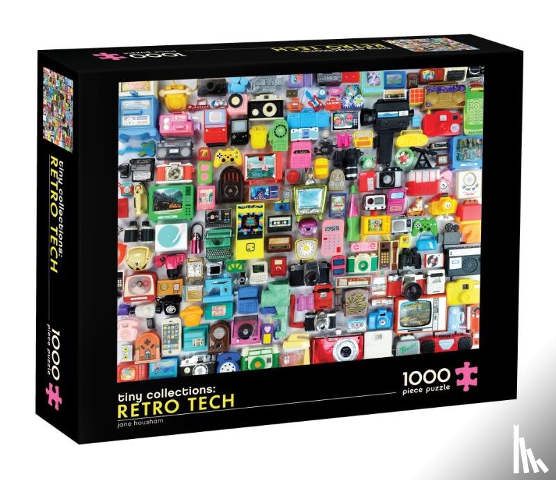 Housham, Jane - Tiny Collections Retro Tech 1000-Piece Puzzle