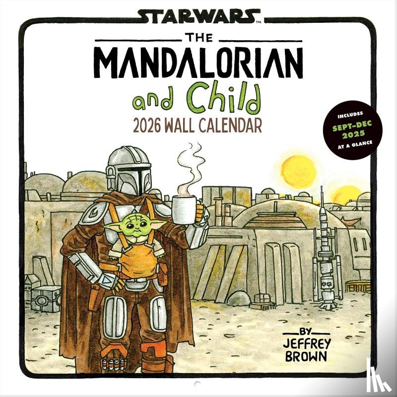 Brown, Jeffrey - Star Wars The Mandalorian and Child 2027 Wall Calendar