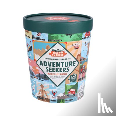 Ridley's Games - 50 Thrilling Experiences for Adventure Seekers 1000-piece Bucket List Jigsaw Puzzle