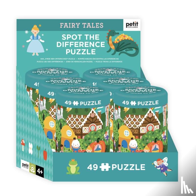 Petit Collage - Spot the Difference Puzzle: Fairy Tales CDU of 6
