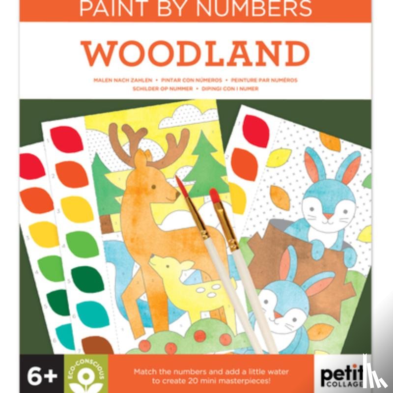 Petit Collage - Paint by Numbers: Woodland