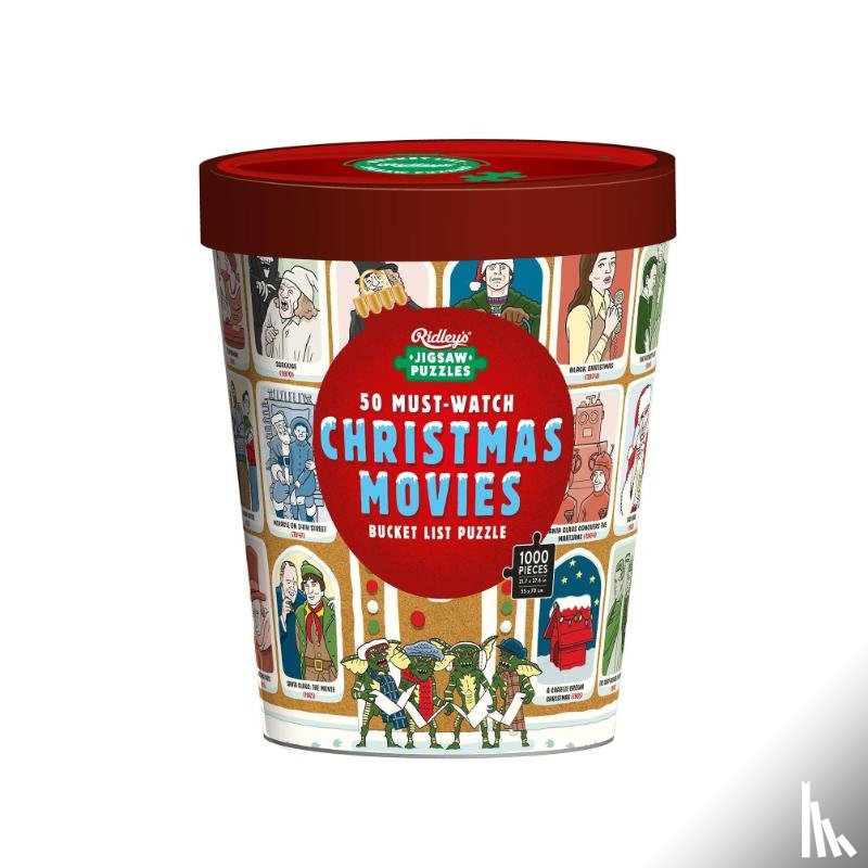 Ridley's Games - 50 Must-Watch Christmas Movies Bucket List 1000-piece Jigsaw Puzzle