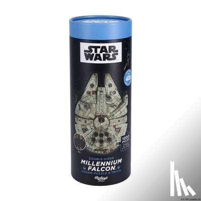 Ridley's Games - Star Wars Millennium Falcon Jigsaw Puzzle and Trivia: 1000 Pieces