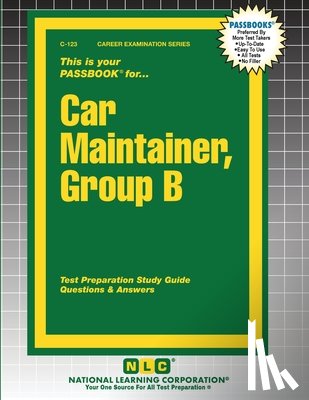 Passbooks - Car Maintainer, Group B