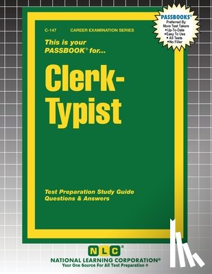 Passbooks - Clerk-Typist