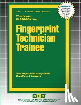 Passbooks - Fingerprint Technician Trainee