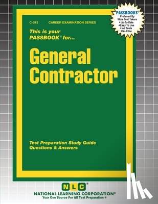 Passbooks - General Contractor
