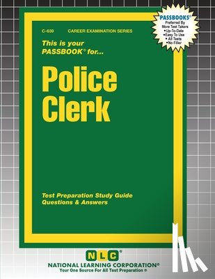 Passbooks - Police Clerk