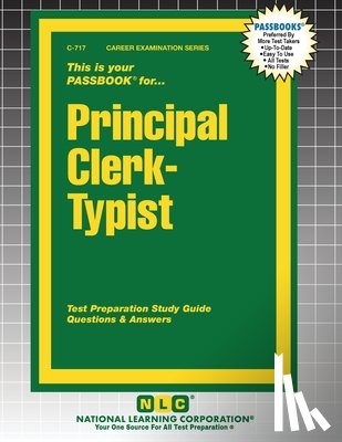 Passbooks - Principal Clerk-Typist