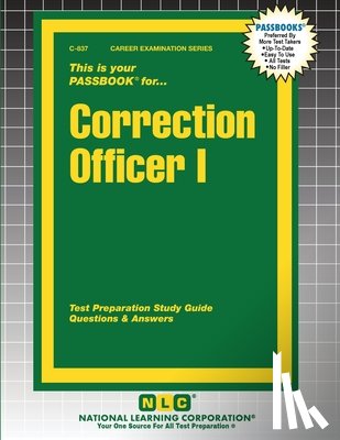 Passbooks - Correction Officer I