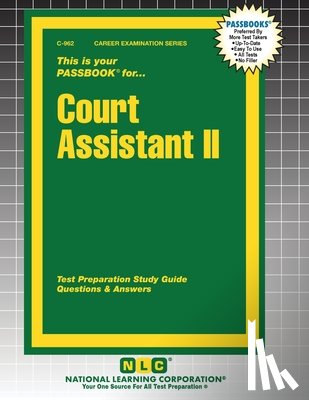 Passbooks - Court Assistant II