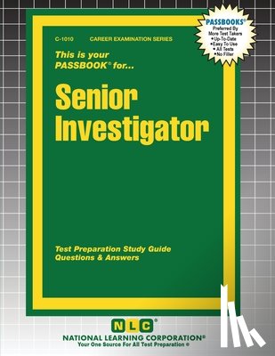Passbooks - Senior Investigator