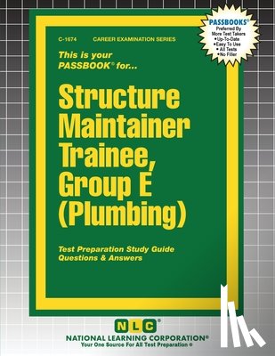 Passbooks - Structure Maintainer Trainee, Group E (Plumbing)