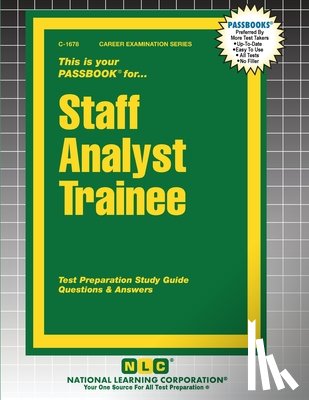 Passbooks - Staff Analyst Trainee
