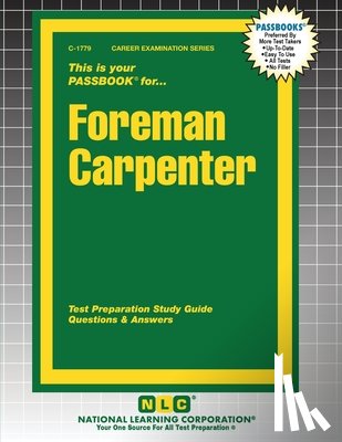 Passbooks - Foreman Carpenter