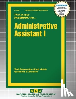 Passbooks - Administrative Assistant I