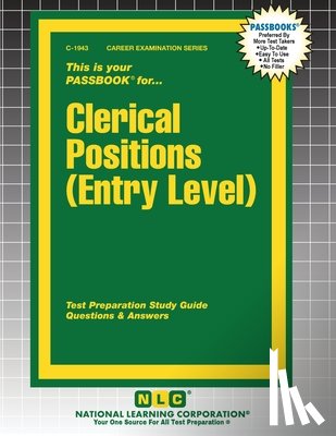 Passbooks - Clerical Positions (Entry Level)