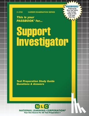 Passbooks - Support Investigator