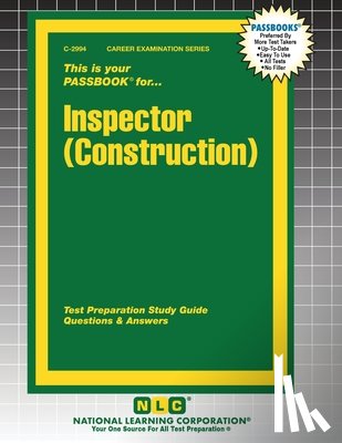Passbooks - Inspector (Construction)
