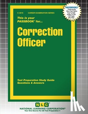 Passbooks - Correction Officer
