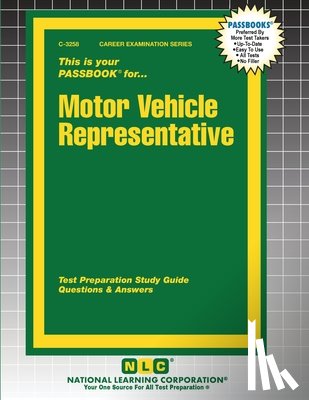 Passbooks - Motor Vehicle Representative